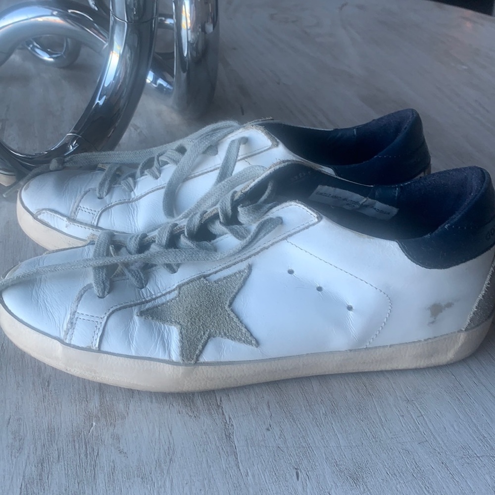 golden goose high end sneaker.